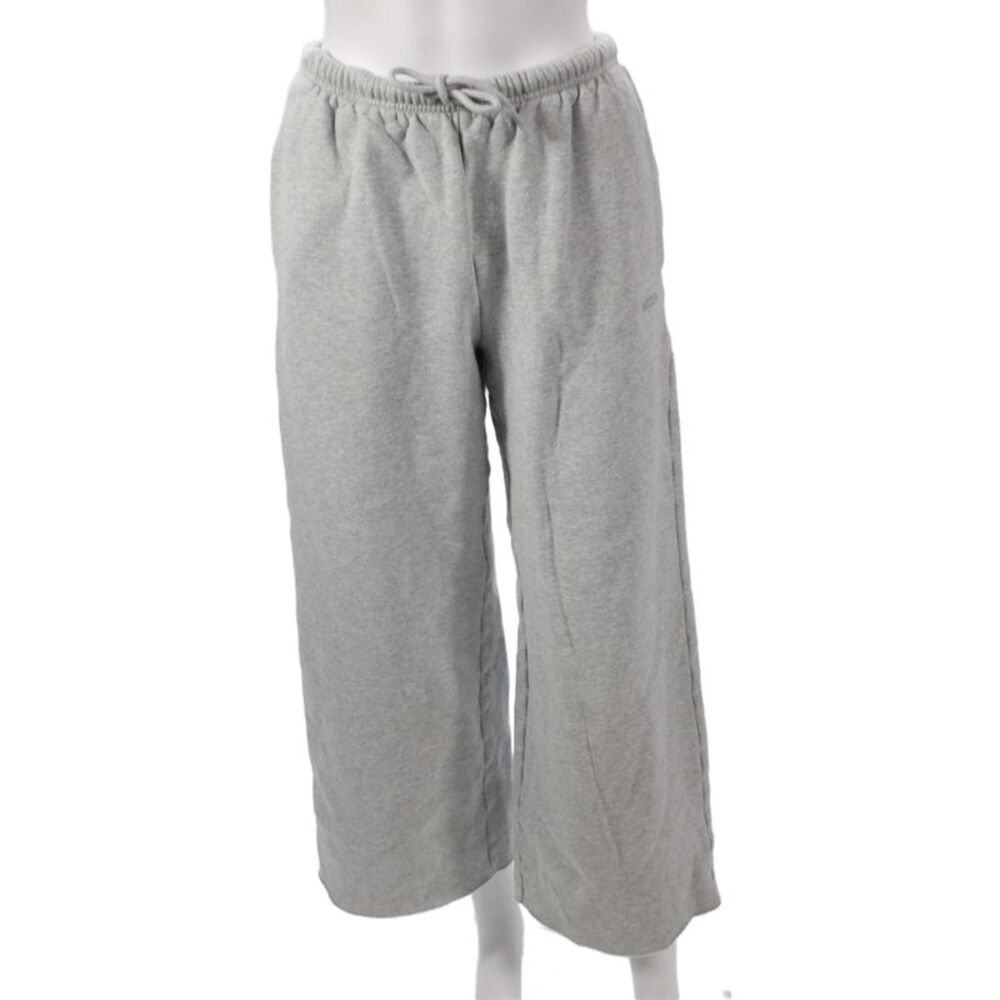 Aritzia Womens Athleisure Sweatpants Gray Drawstring Cotton Inseam 27 Size XS